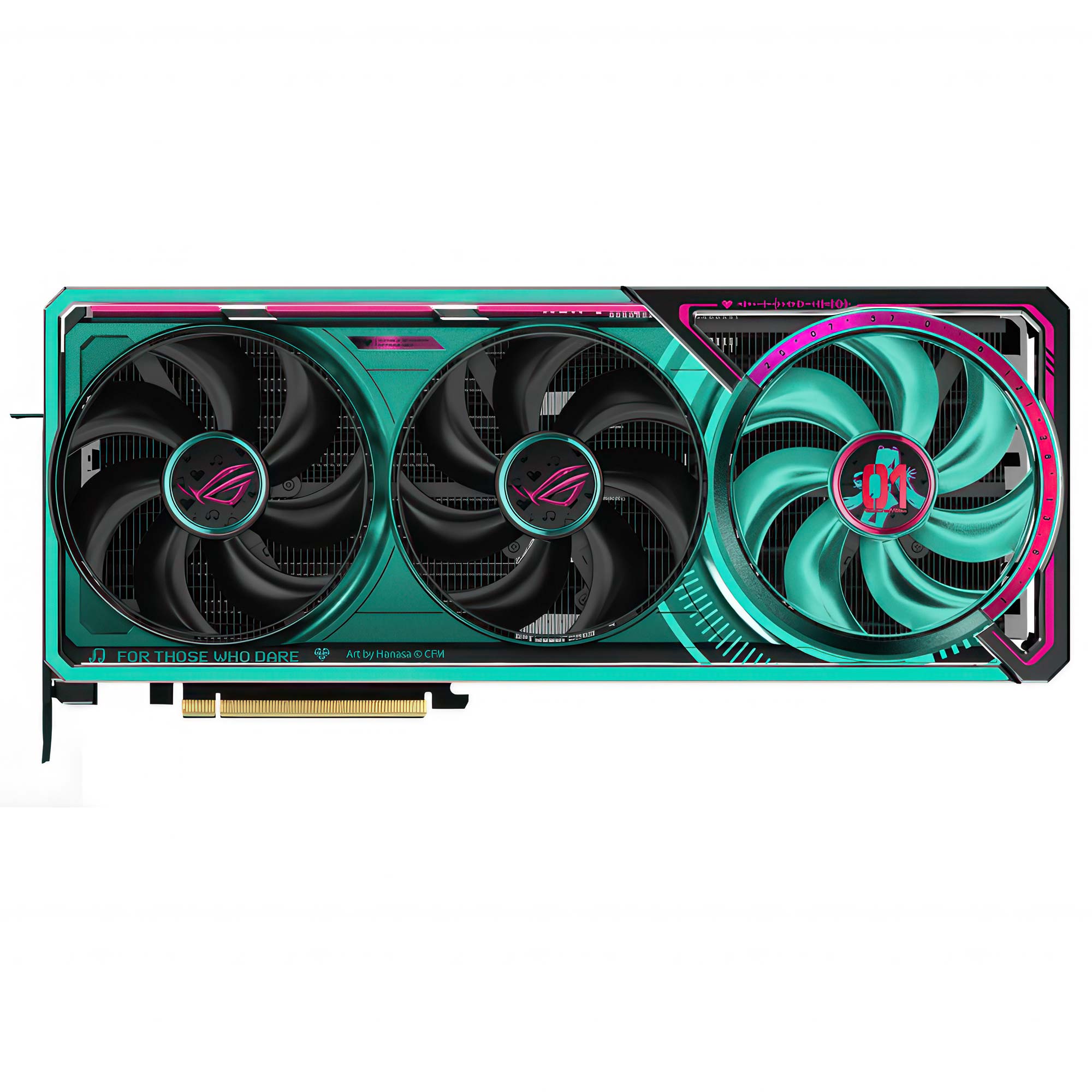 Asus ROG Astral GeForce RTX 5080 16GB OC Hatsune Miku Edition, 16384 MB GDDR7, DLSS 4 - immagine 2