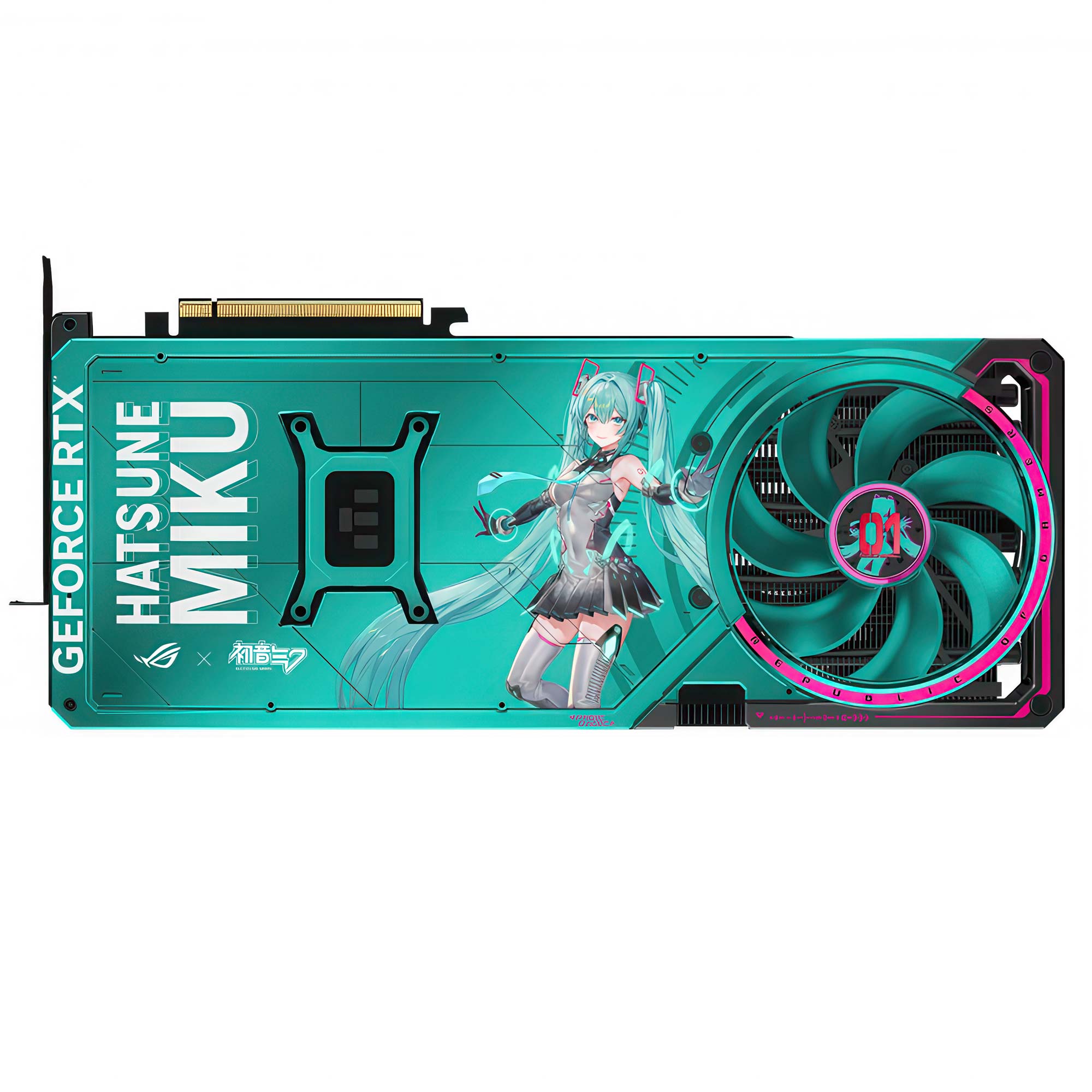 Asus ROG Astral GeForce RTX 5080 16GB OC Hatsune Miku Edition, 16384 MB GDDR7, DLSS 4 - immagine 5