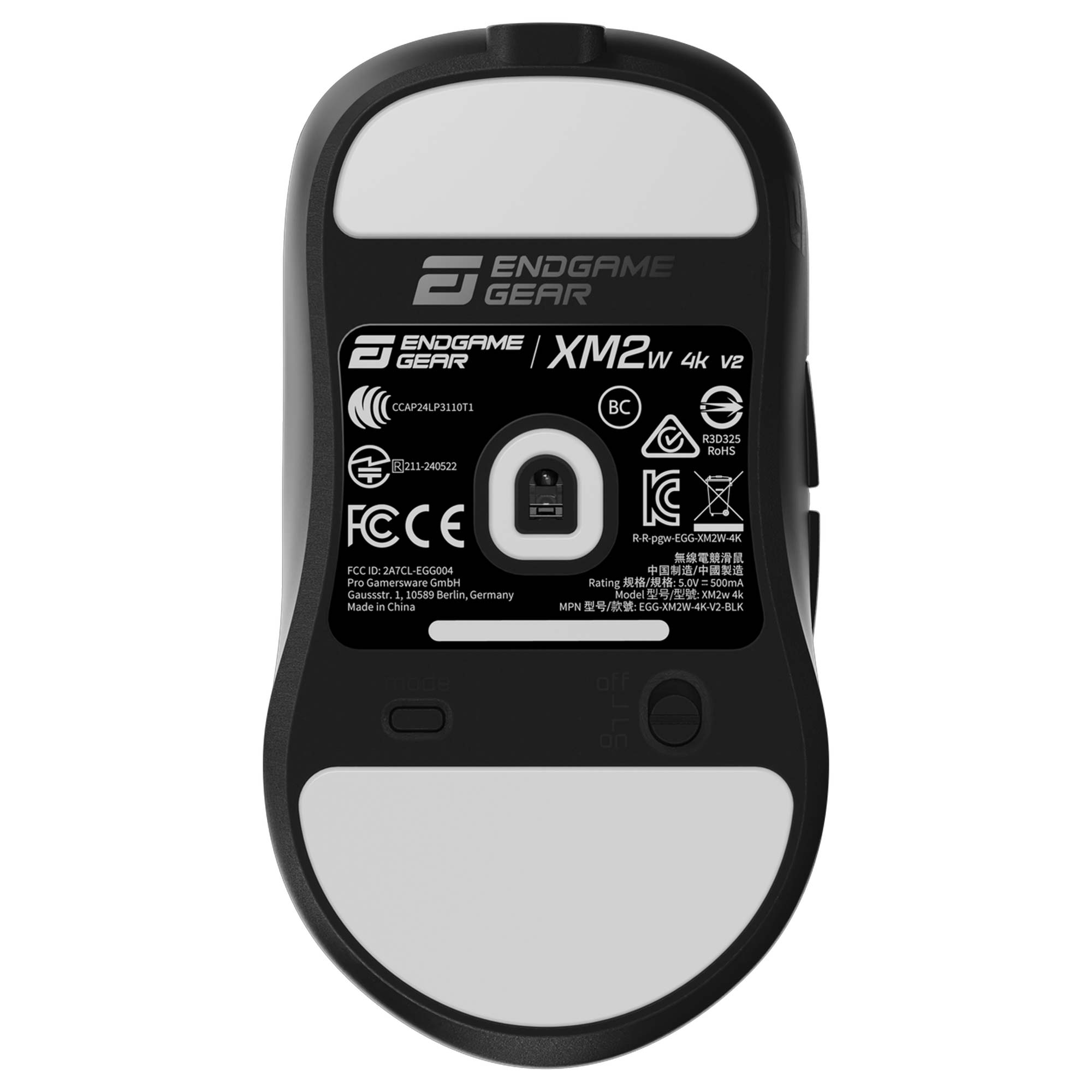 Endgame Gear XM2 4k v2 Wireless Gaming Mouse - Nero - immagine 5