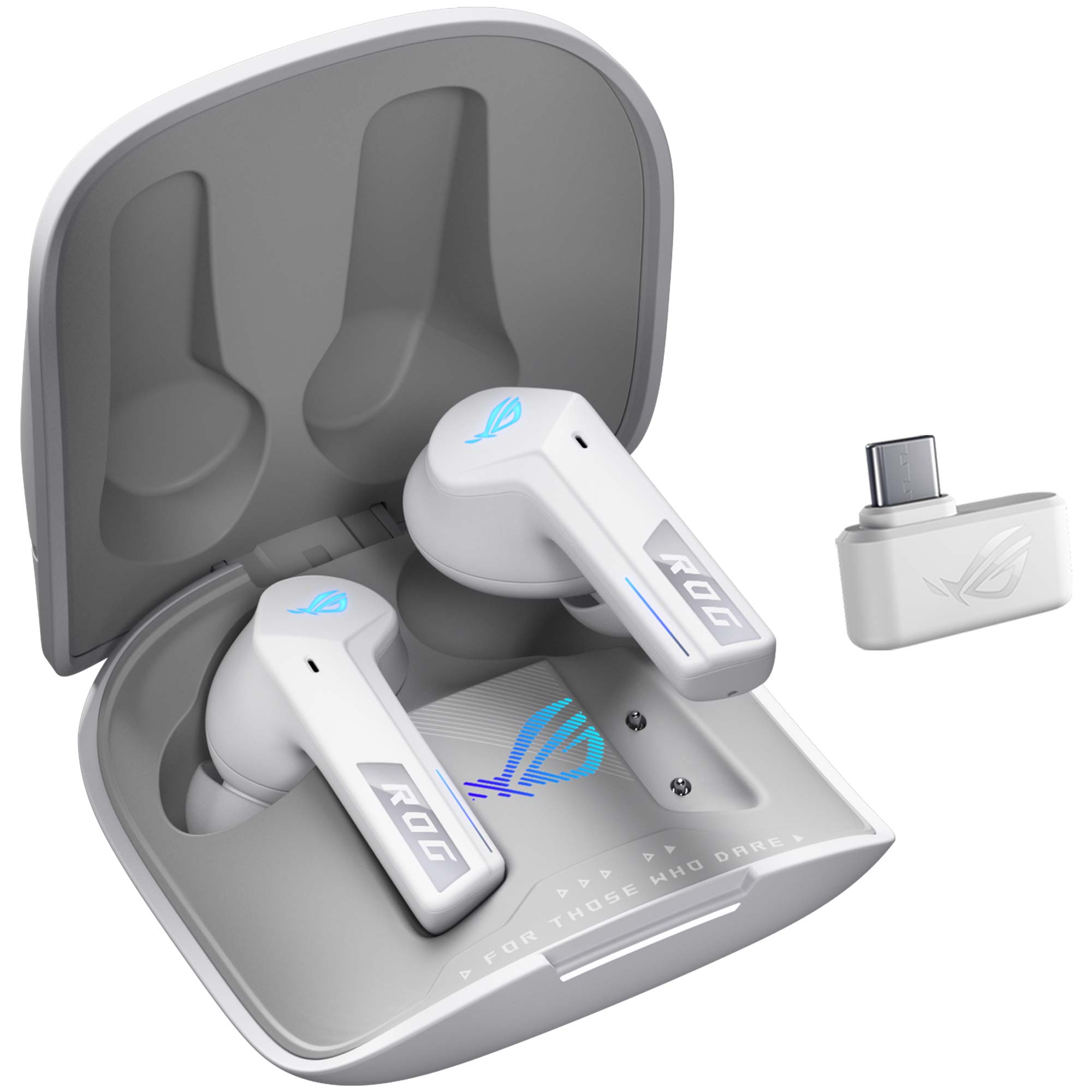 Asus ROG Cetra True Wireless SpeedNova Auricolari In-Ears - Bianco - immagine 2