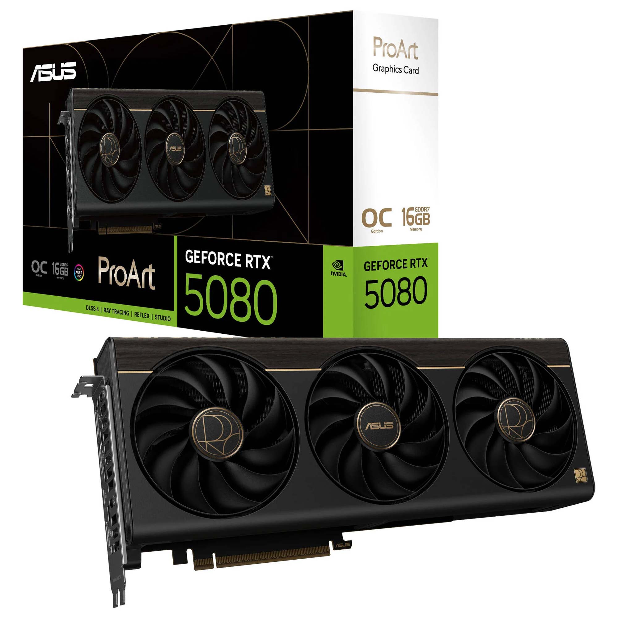 ASUS GeForce RTX 5080 ProArt OC Edition, 16384 MB GDDR7, DLSS 4
