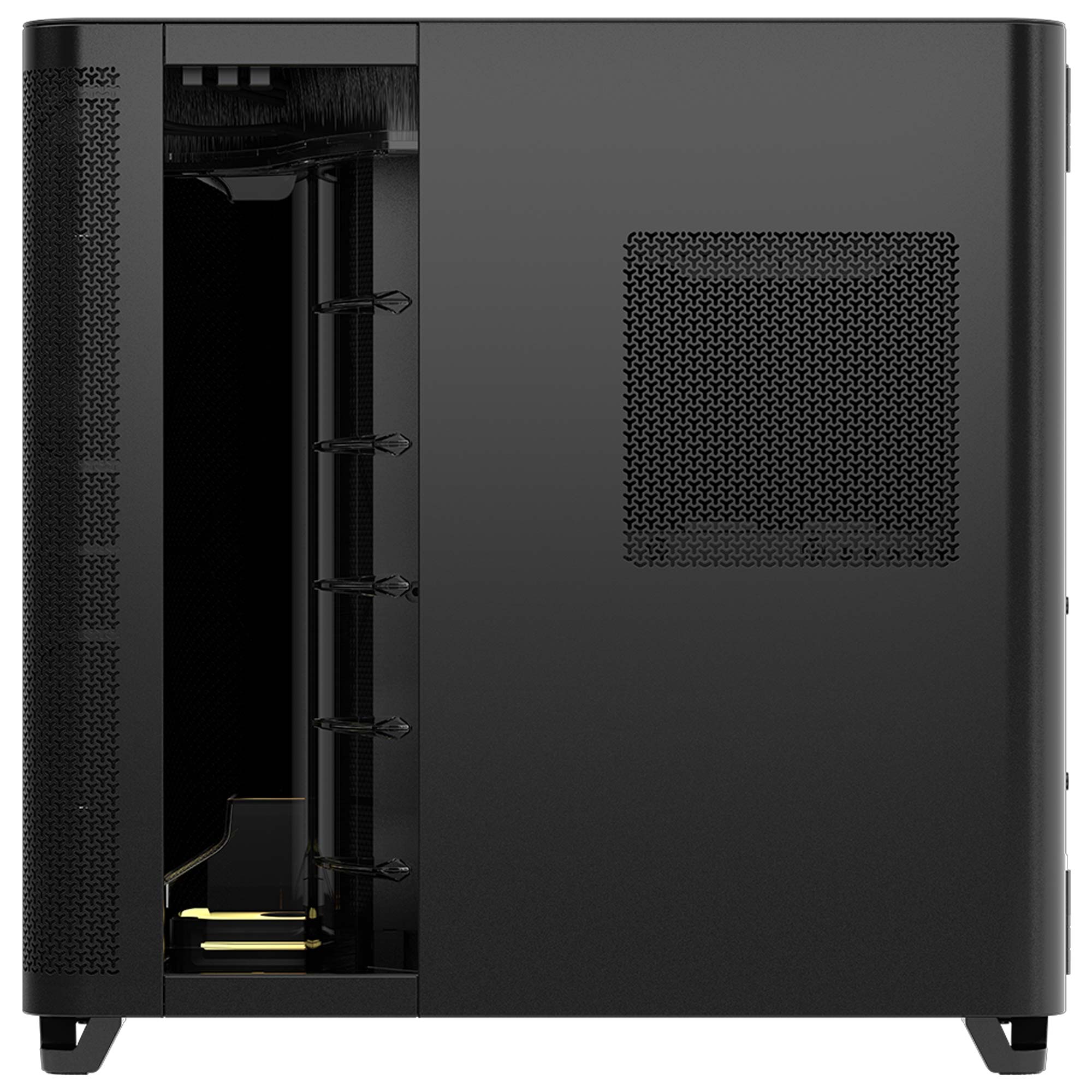 Corsair AIR 5400 LX-R ARGB Tempered Glass, Tripla Camera, Mid-Tower - Nero - immagine 5