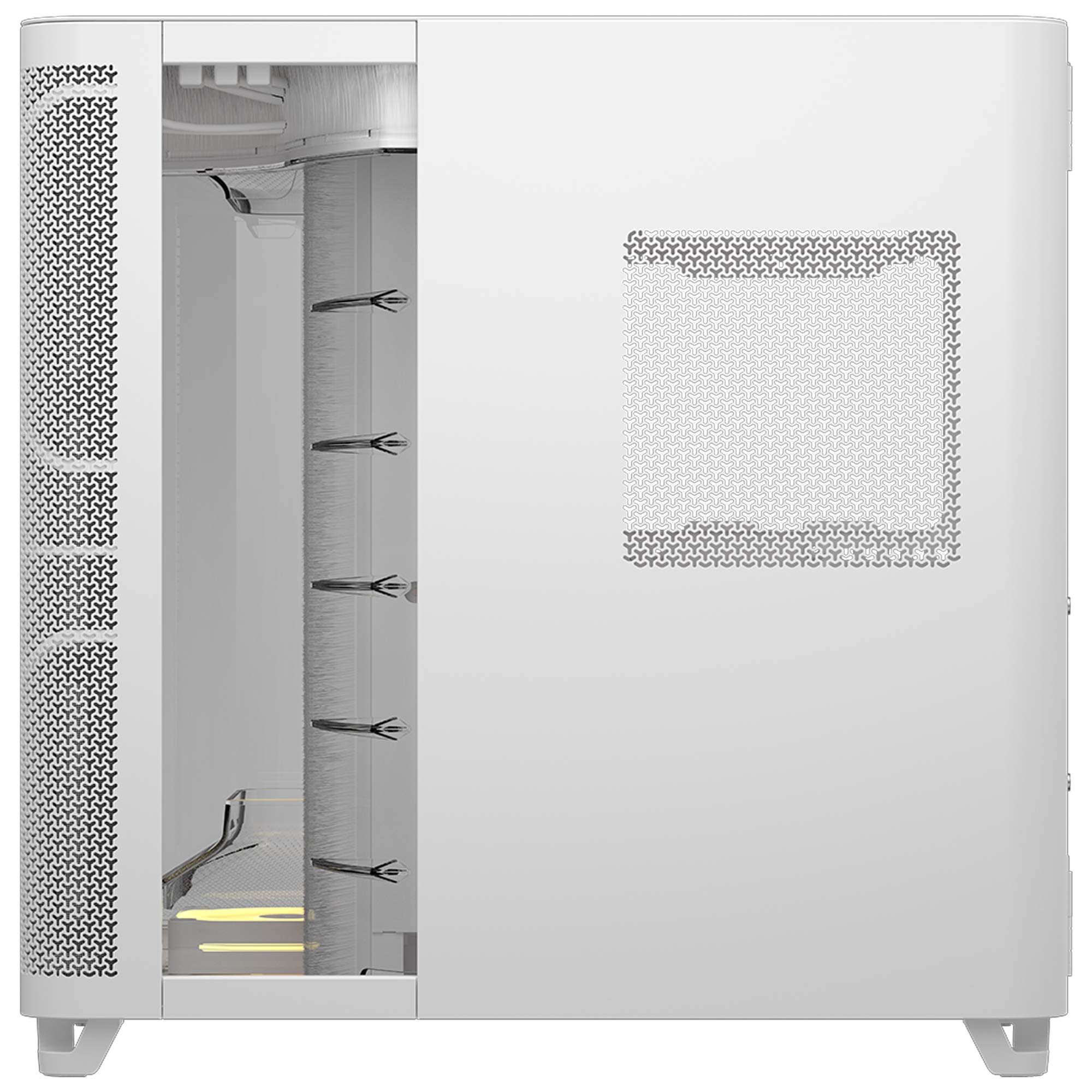 Corsair AIR 5400 LX-R ARGB Tempered Glass, Tripla Camera, Mid-Tower - Bianco - immagine 5