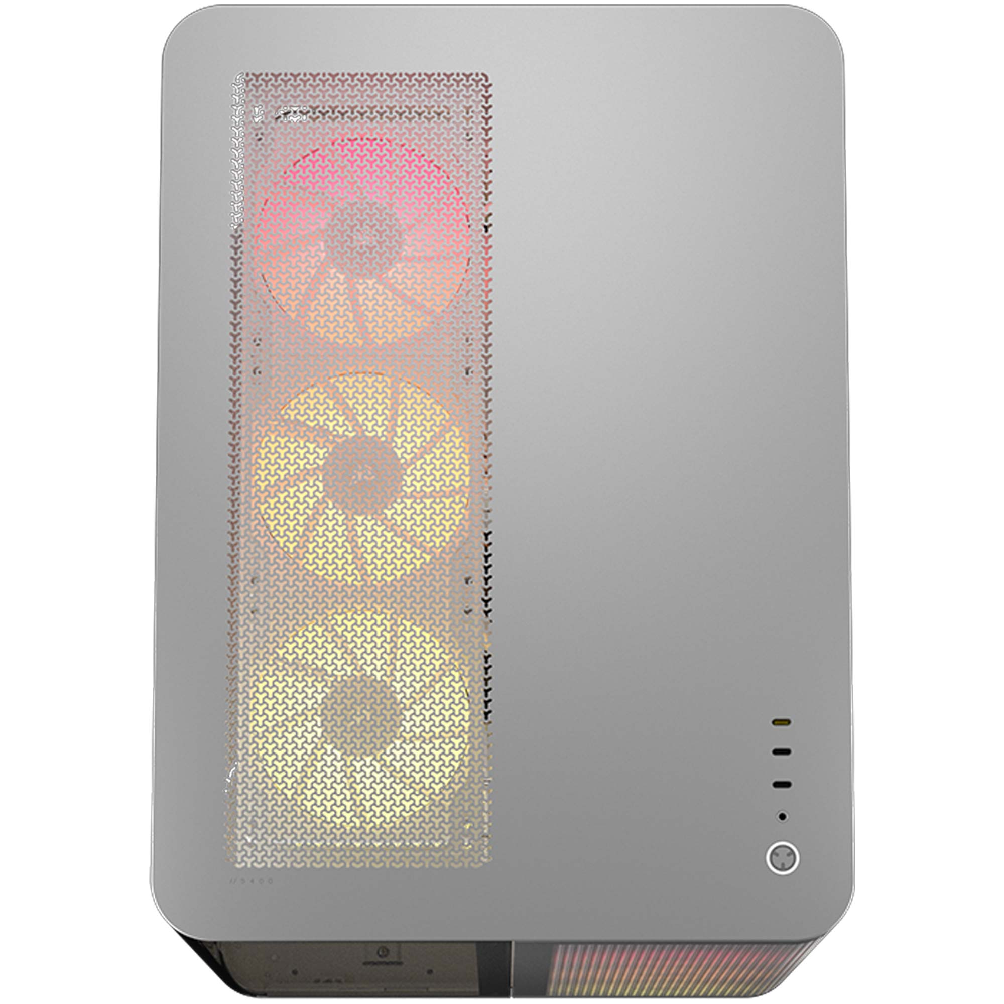 Corsair AIR 5400 LX-R ARGB Tempered Glass, Tripla Camera, Mid-Tower - Bianco - immagine 7