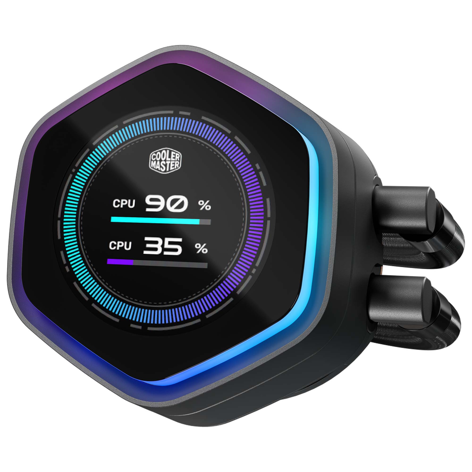 Cooler Master MasterLiquid 360 Atmos II LCD AIO - Nero - 360 mm - immagine 4