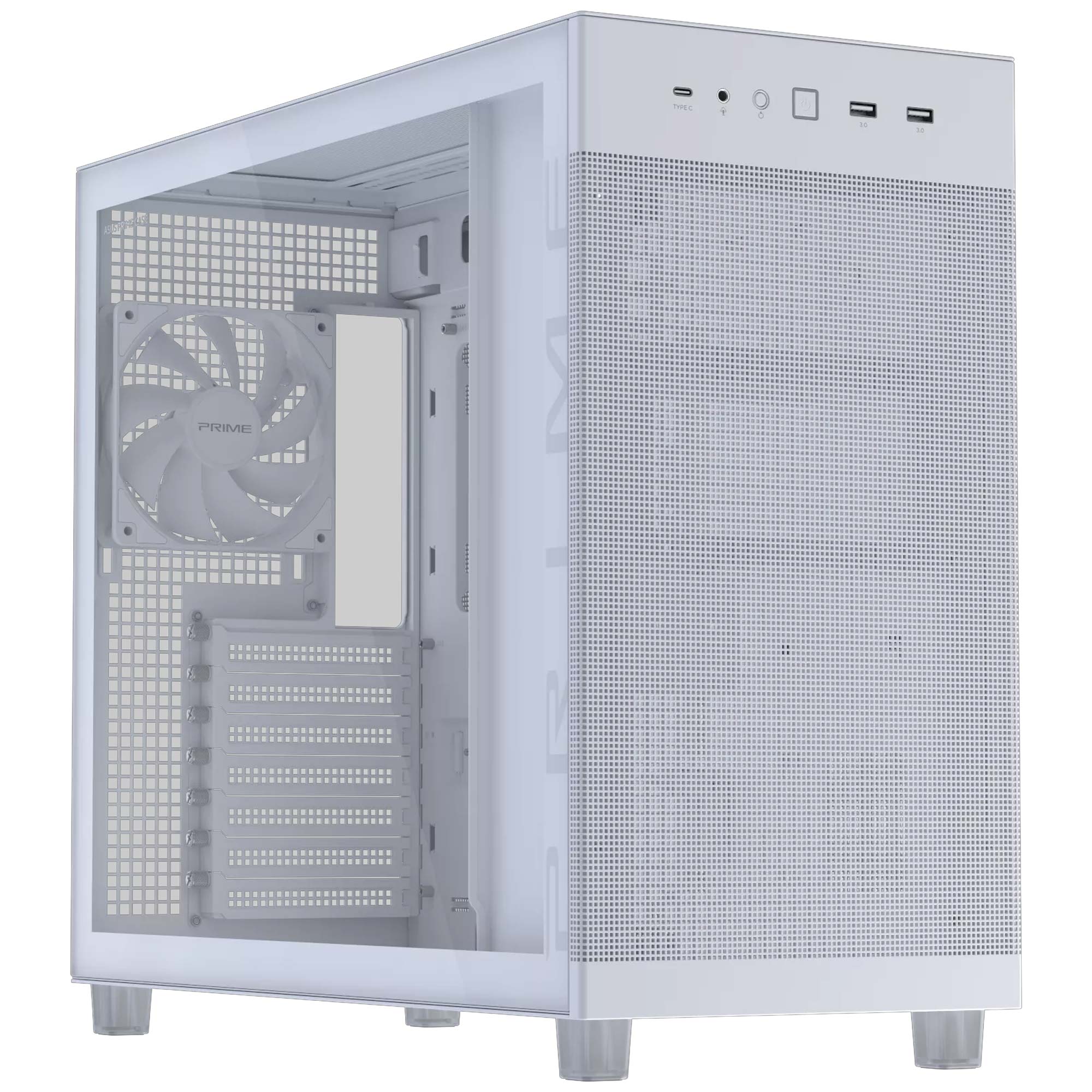Asus Prime AP303 TG, Vetro Temperato - Bianco