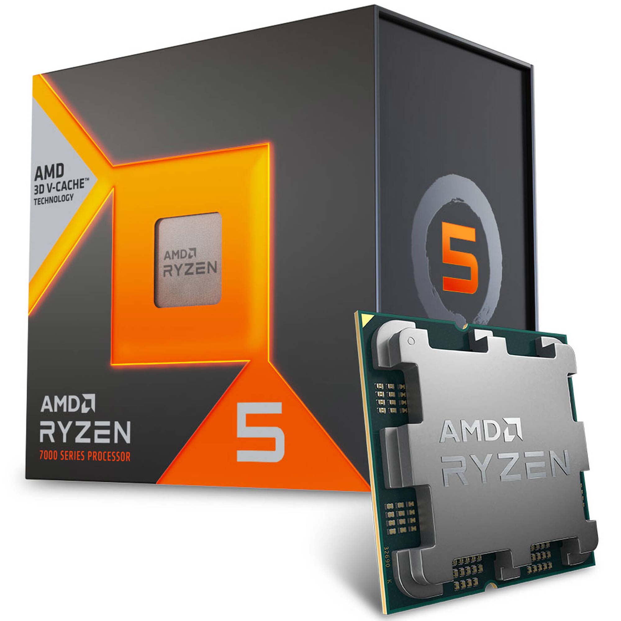 AMD Ryzen 5 7500X3D 4,5 GHz AM5 - Boxato senza Cooler