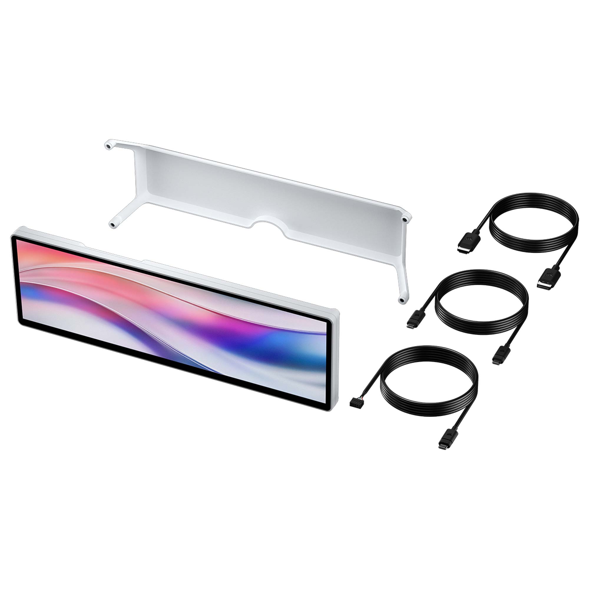 Corsair Touchscreen LCD CORSAIR XENEON EDGE, 14,5" - Bianco - immagine 7