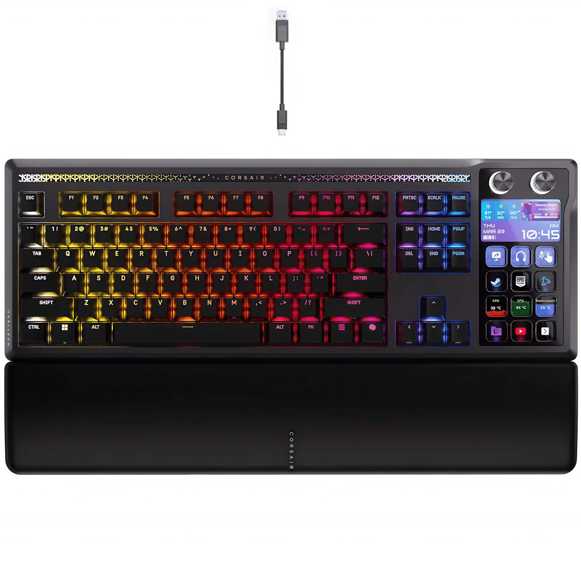 Corsair GALLEON 100 SD, Stream Deck integrato, Switch MLX Pulse - Nero