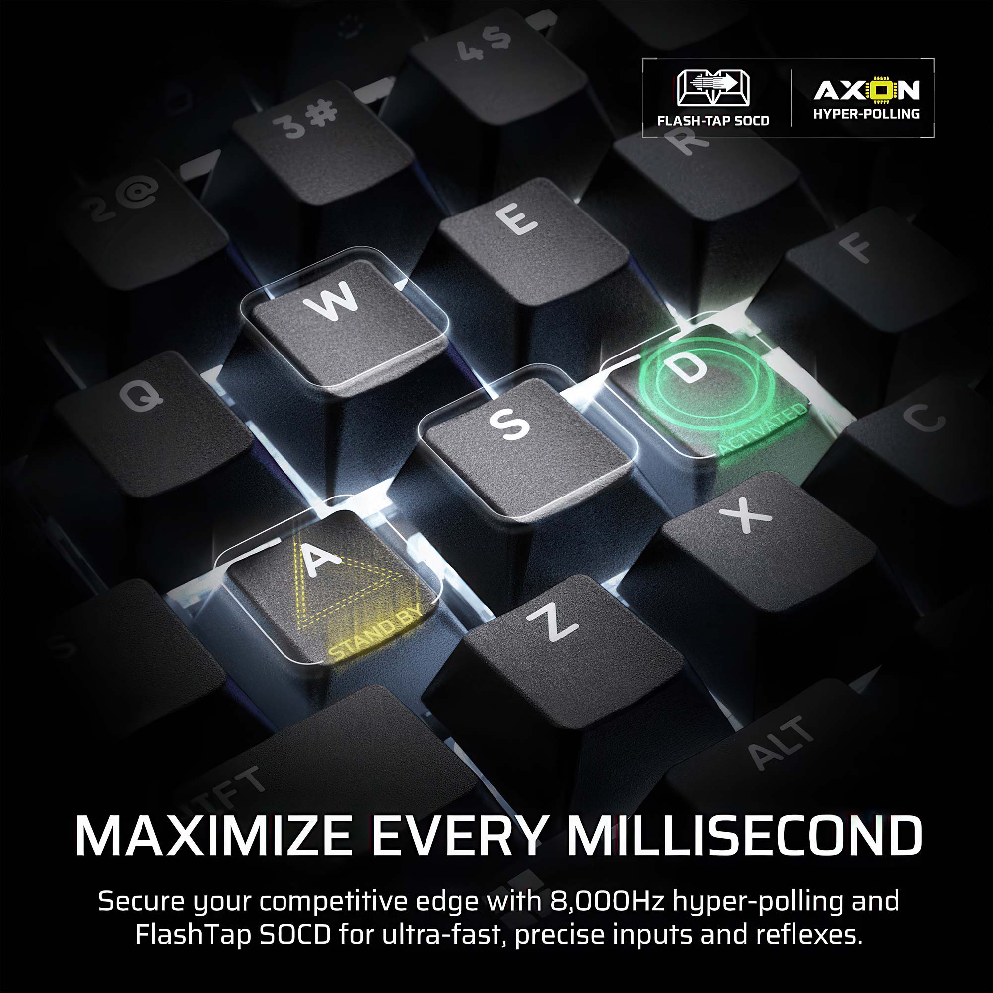 Corsair GALLEON 100 SD, Stream Deck integrato, Switch MLX Pulse - Nero - immagine 6