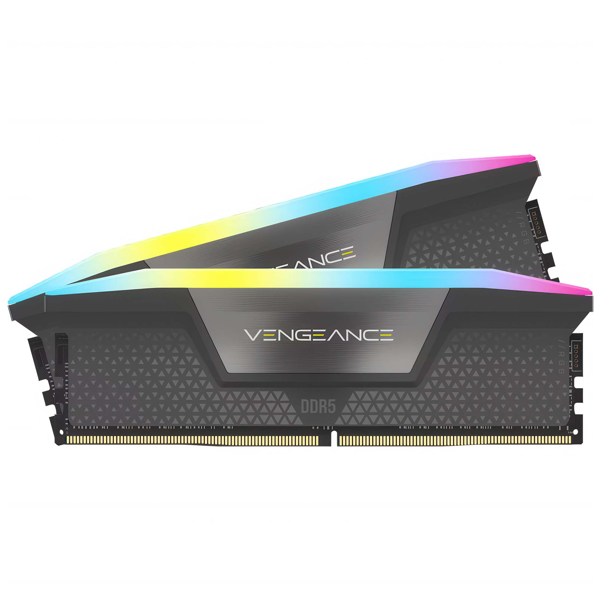 Corsair Vengeance RGB DDR5 6000MHz C36, Grigio - 16GB (2x8GB) - immagine 2