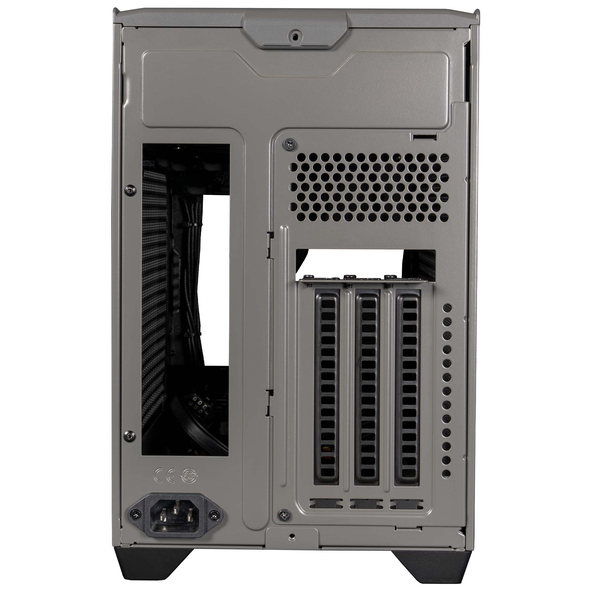 Cooler Master NR200P Max V2 con PSU 850Watt Gold, Mini-ITX - Grigio - immagine 4