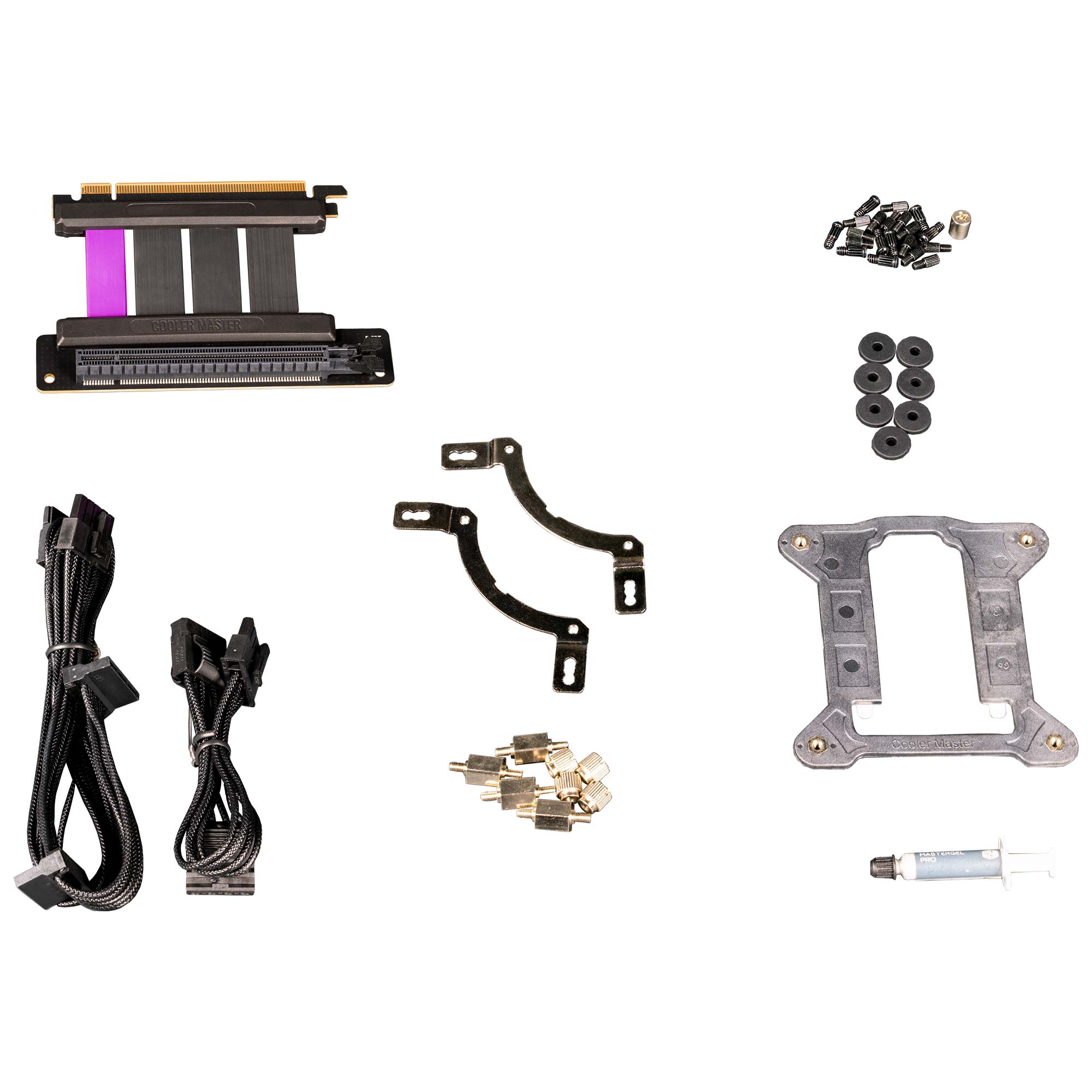 Cooler Master NR200P Max V2 con PSU 850Watt Gold, Mini-ITX - Grigio - immagine 6