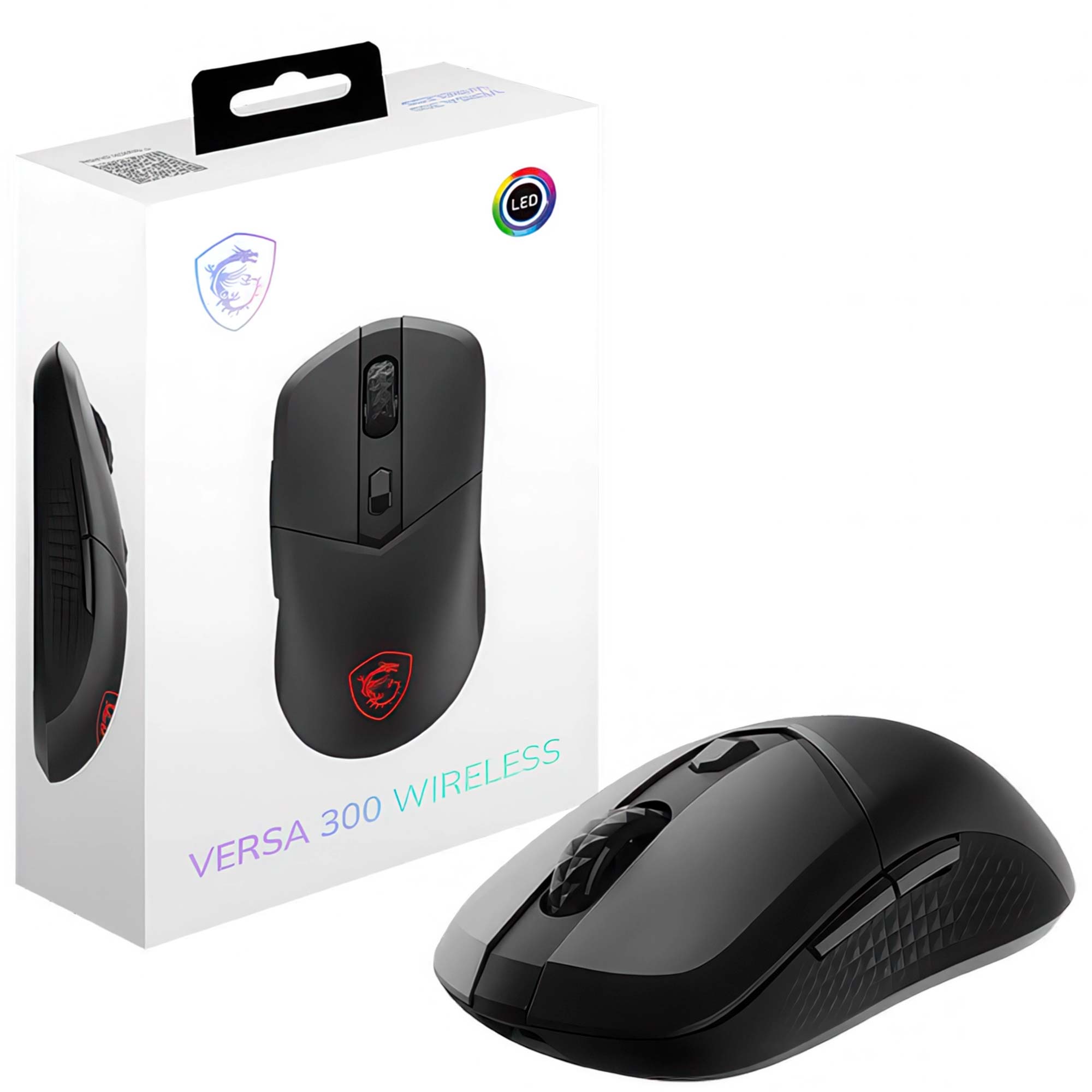MSI Versa 300 Wireless Gaming Mouse - Nero - immagine 5