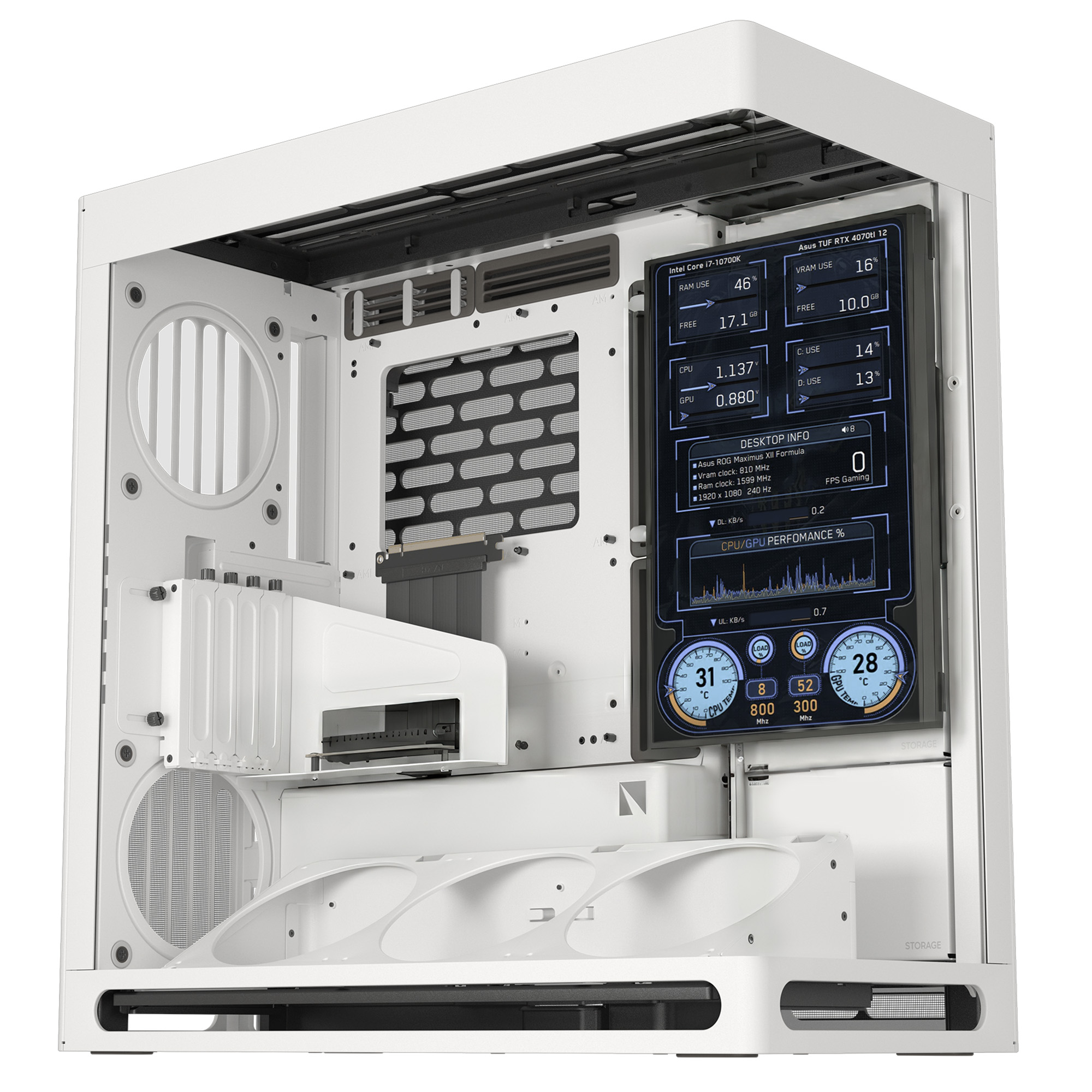 HAVN HS 420 VGPU + 14 Pollici Monitor Bundle - Bianco - immagine 3